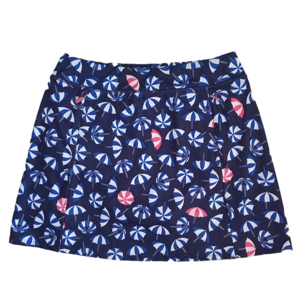 Ralph Lauren RLX Sports Women's Golf Skirt Skort Umbrella Print Pockets Size S